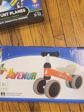 Orange Ride-On Toddler Scooter